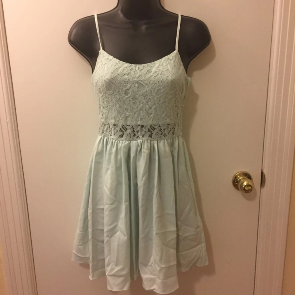 spring mint green dress
